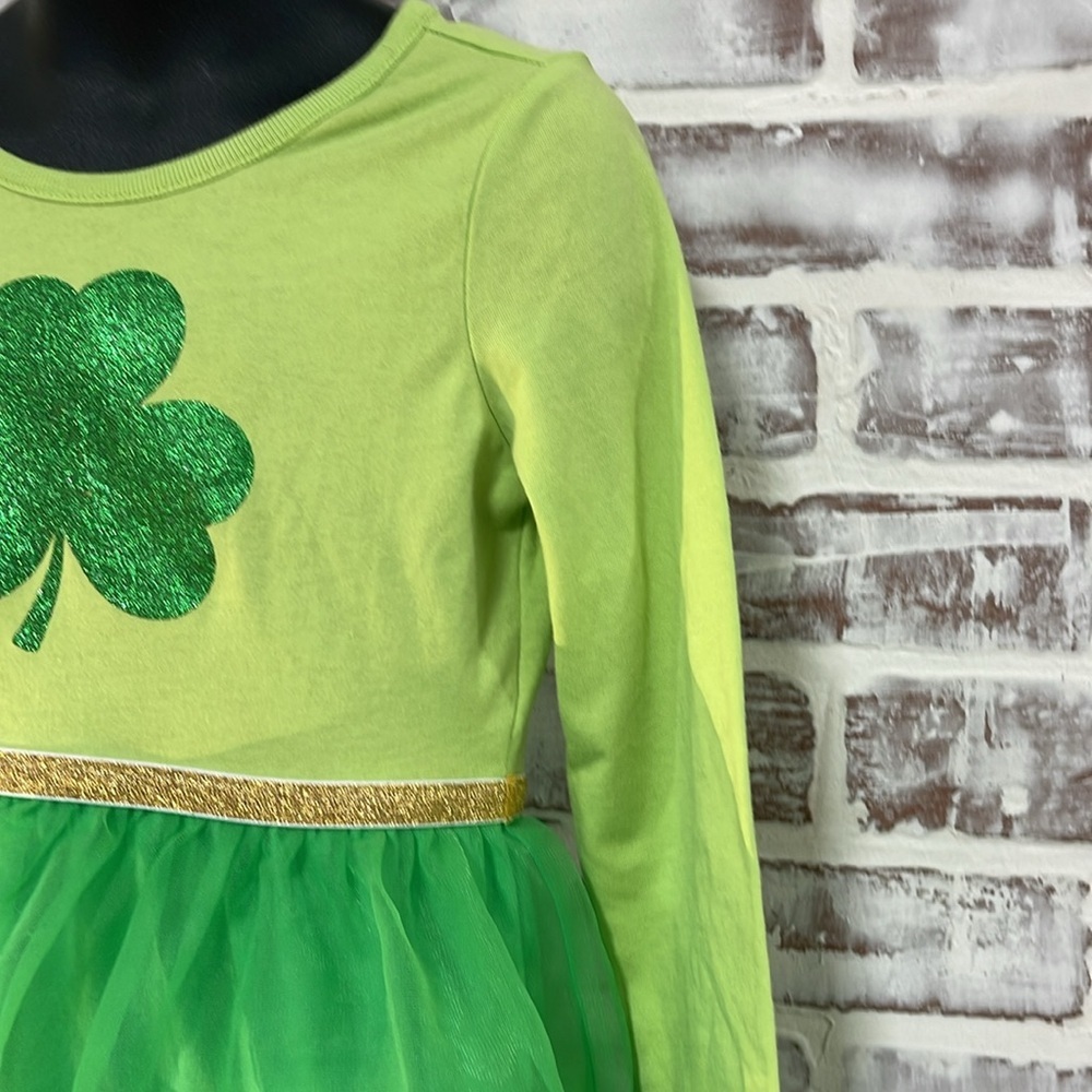 Shamrock tulle dress 4T - Picture 2 of 6